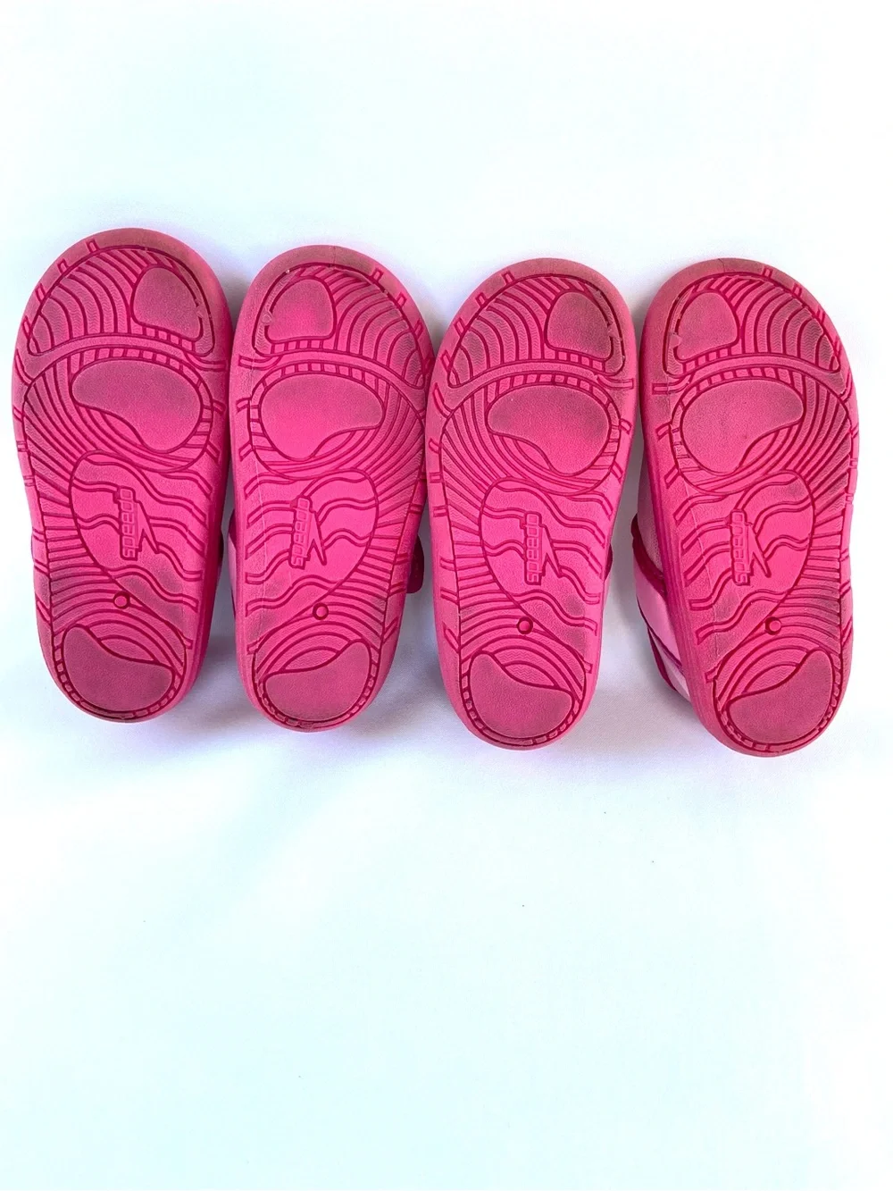 Speedo Toddler Girls Hybrid Water Shoes Pink Size M 7 8 Twin Pack Set of 2